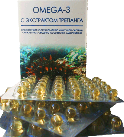 OceanStyle OMEGA-3 + Трепанг МИР ПРОБИОТИКОВ