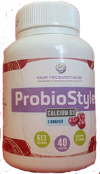 ProbioStyle CALCIUM D3 ВИШНЯ МИР ПРОБИОТИКОВ